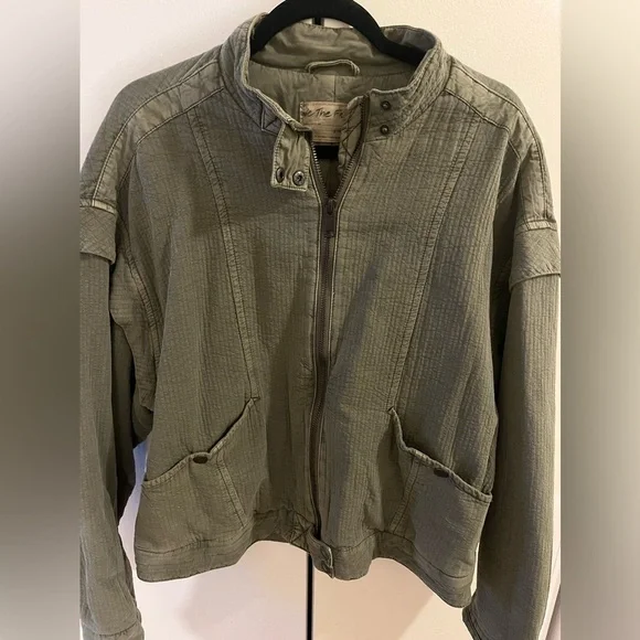Free People Florence Army Bomber jacket - Picture 6 of 9